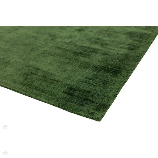 Blade Modern Plain Distressed Shimmer Hand-Woven Textured Silky Viscose Flatweave Green Runner-Asiatic Carpets-Rug Love - The Most Loved Rug Store