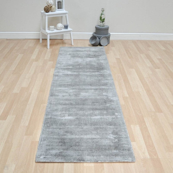 Blade Modern Plain Distressed Shimmer Hand-Woven Textured Silky Viscose Flatweave Moleskin Runner-Asiatic Carpets-Rug Love - The Most Loved Rug Store