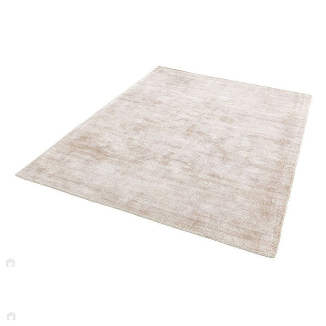 Blade Modern Plain Distressed Shimmer Hand-Woven Textured Silky Viscose Flatweave Putty Rug-Asiatic Carpets-Rug Love - The Most Loved Rug Store