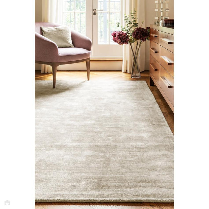 Blade Modern Plain Distressed Shimmer Hand-Woven Textured Silky Viscose Flatweave Putty Rug-Asiatic Carpets-Rug Love - The Most Loved Rug Store