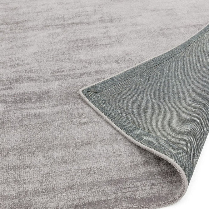 Blade Modern Plain Distressed Shimmer Hand-Woven Textured Silky Viscose Flatweave Silver Runner-Asiatic Carpets-Rug Love - The Most Loved Rug Store