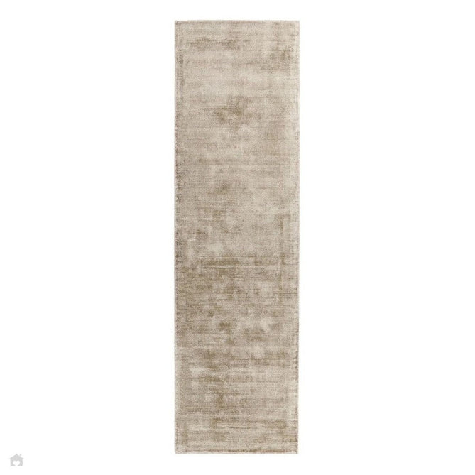 Blade Modern Plain Distressed Shimmer Hand-Woven Textured Silky Viscose Flatweave Smoke Runner-Asiatic Carpets-Rug Love - The Most Loved Rug Store