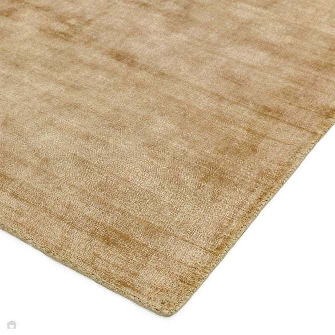 Blade Modern Plain Distressed Shimmer Hand-Woven Textured Silky Viscose Flatweave Soft Gold/Beige Runner-Asiatic Carpets-Rug Love - The Most Loved Rug Store