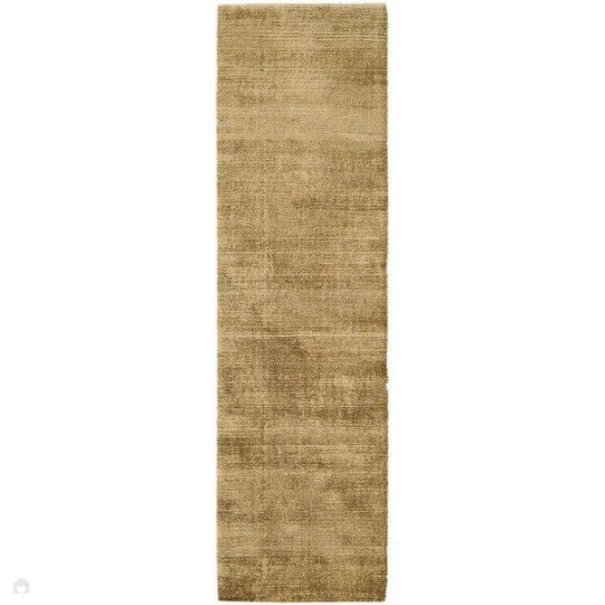 Blade Modern Plain Distressed Shimmer Hand-Woven Textured Silky Viscose Flatweave Soft Gold/Beige Runner-Asiatic Carpets-Rug Love - The Most Loved Rug Store