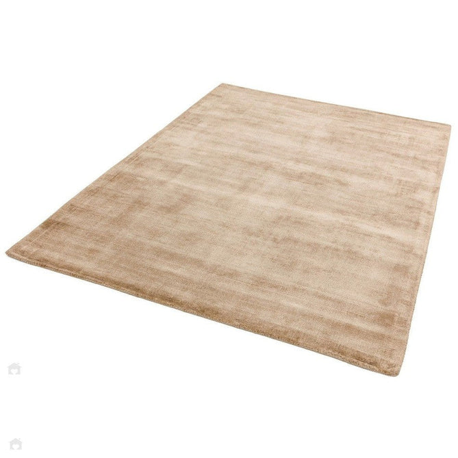 Blade Modern Plain Distressed Tonal Metallic Shimmer Hand-Woven Soft Textured Tip Sheared Loop Pile Silky Viscose Flatweave Champagne Beige Rug-Asiatic Carpets-Rug Love - The Most Loved Rug Store