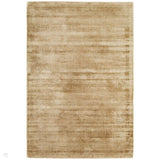 Blade Modern Plain Distressed Tonal Metallic Shimmer Hand-Woven Soft Textured Tip Sheared Loop Pile Silky Viscose Flatweave Champagne Beige Rug