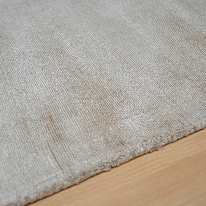 Blade Modern Plain Distressed Tonal Metallic Shimmer Hand-Woven Soft Textured Tip Sheared Loop Pile Silky Viscose Flatweave Champagne Beige Runner-Asiatic Carpets-Rug Love - The Most Loved Rug Store
