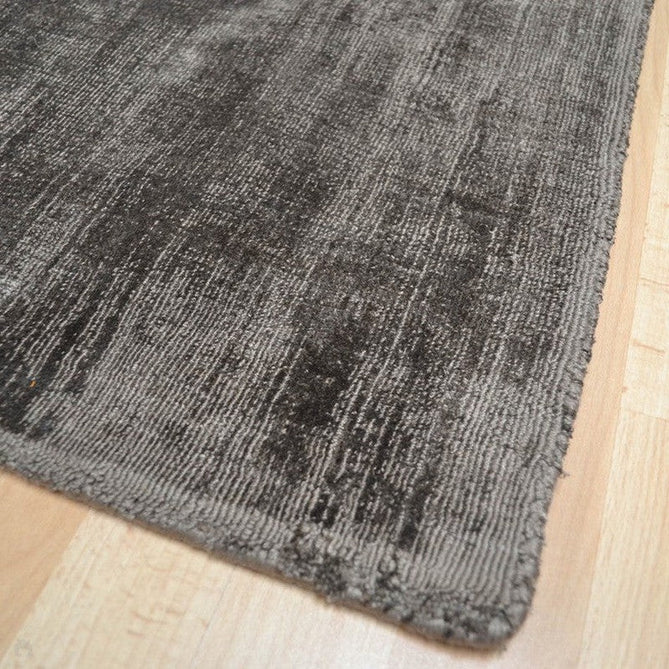 Blade Modern Plain Distressed Tonal Metallic Shimmer Hand-Woven Soft Textured Tip Sheared Loop Pile Silky Viscose Flatweave Chocolate Rug-Asiatic Carpets-Rug Love - The Most Loved Rug Store