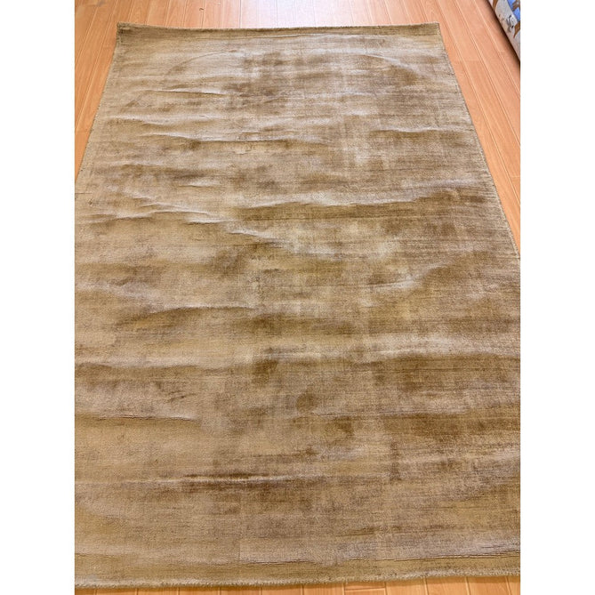 Blade Modern Plain Distressed Tonal Metallic Shimmer Hand-Woven Soft Textured Tip Sheared Loop Pile Silky Viscose Flatweave Mocha Rug-Asiatic Carpets-Rug Love - The Most Loved Rug Store