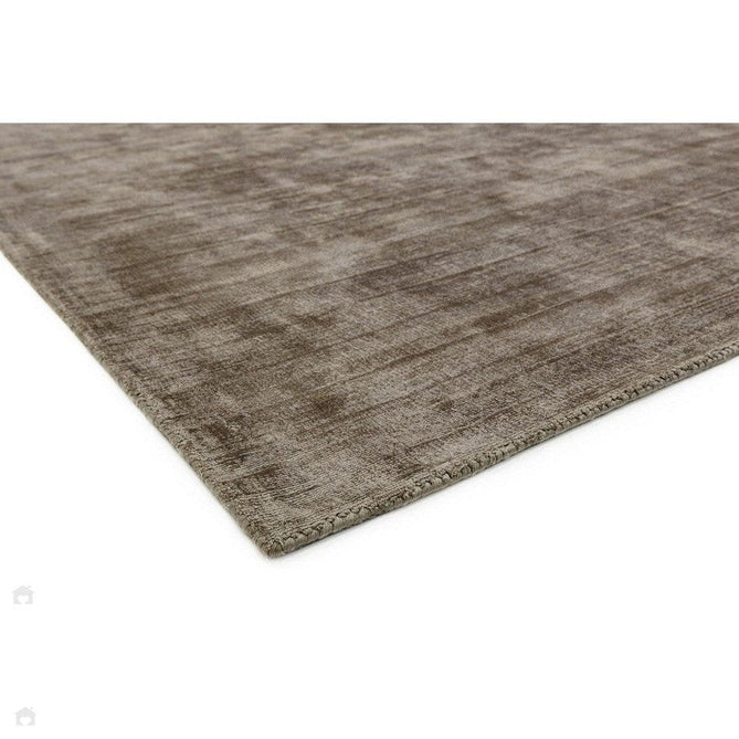 Blade Modern Plain Distressed Tonal Metallic Shimmer Hand-Woven Soft Textured Tip Sheared Loop Pile Silky Viscose Flatweave Mocha Rug-Asiatic Carpets-Rug Love - The Most Loved Rug Store