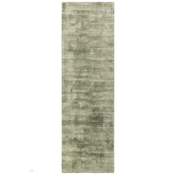 Blade Modern Plain Distressed Tonal Metallic Shimmer Hand-Woven Soft Textured Tip Sheared Loop Pile Silky Viscose Flatweave Sage Rug-Asiatic Carpets-Rug Love - The Most Loved Rug Store