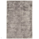Blade Modern Plain Distressed Tonal Metallic Shimmer Hand-Woven Soft Textured Tip Sheared Loop Pile Silky Viscose Flatweave Silver Rug