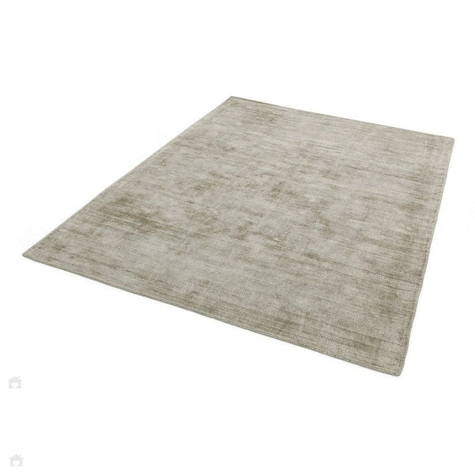 Blade Modern Plain Distressed Tonal Metallic Shimmer Hand-Woven Soft Textured Tip Sheared Loop Pile Silky Viscose Flatweave Smoke Rug-Asiatic Carpets-Rug Love - The Most Loved Rug Store
