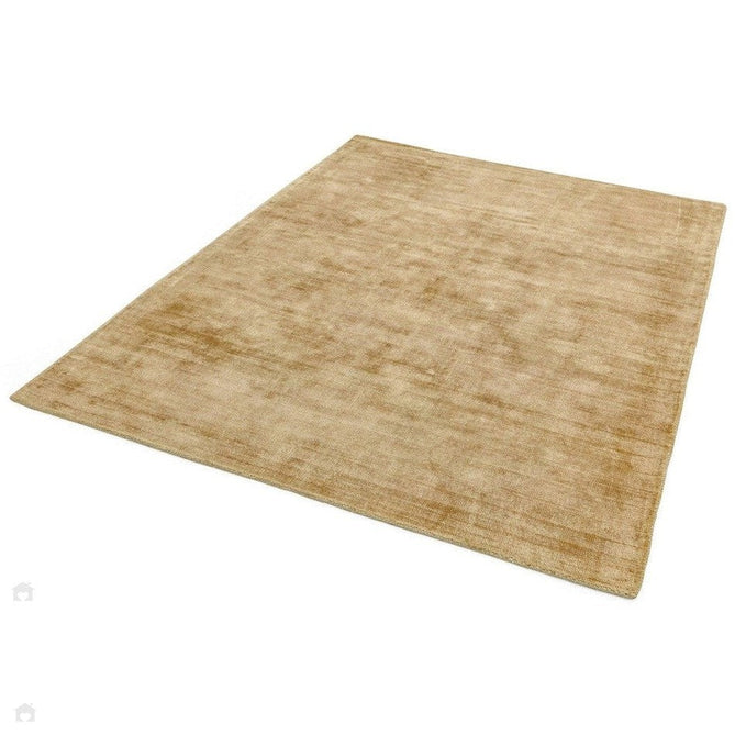 Blade Modern Plain Distressed Tonal Metallic Shimmer Hand-Woven Soft Textured Tip Sheared Loop Pile Silky Viscose Flatweave Soft Warm Golden Beige Rug-Asiatic Carpets-Rug Love - The Most Loved Rug Store