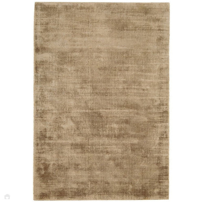 Blade Modern Plain Distressed Tonal Metallic Shimmer Hand-Woven Soft Textured Tip Sheared Loop Pile Silky Viscose Flatweave Soft Warm Golden Beige Rug-Asiatic Carpets-Rug Love - The Most Loved Rug Store
