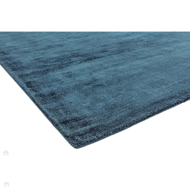 Blade Modern Plain Distressed Tonal Metallic Shimmer Hand-Woven Soft Textured Tip Sheared Loop Pile Silky Viscose Flatweave Teal Rug-Asiatic Carpets-Rug Love - The Most Loved Rug Store
