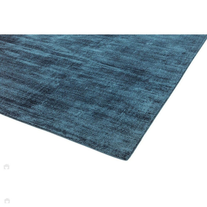 Blade Modern Plain Distressed Tonal Metallic Shimmer Hand-Woven Soft Textured Tip Sheared Loop Pile Silky Viscose Flatweave Teal Rug-Asiatic Carpets-Rug Love - The Most Loved Rug Store