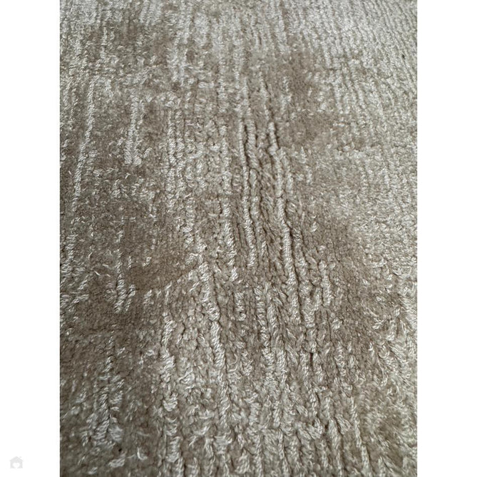 Blade Slim Border Modern Plain Distressed Tonal Metallic Shimmer Hand-Woven Soft Textured Tip Sheared Loop Pile Silky Viscose Flatweave Putty/Charcoal Border Rug-Asiatic Carpets-Rug Love - The Most Loved Rug Store