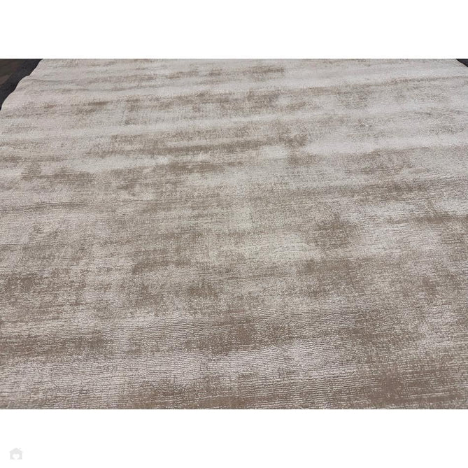 Blade Slim Border Modern Plain Distressed Tonal Metallic Shimmer Hand-Woven Soft Textured Tip Sheared Loop Pile Silky Viscose Flatweave Putty/Charcoal Border Rug-Asiatic Carpets-Rug Love - The Most Loved Rug Store