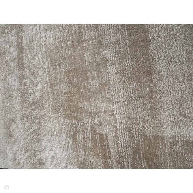 Blade Slim Border Modern Plain Distressed Tonal Metallic Shimmer Hand-Woven Soft Textured Tip Sheared Loop Pile Silky Viscose Flatweave Putty/Charcoal Border Rug-Asiatic Carpets-Rug Love - The Most Loved Rug Store