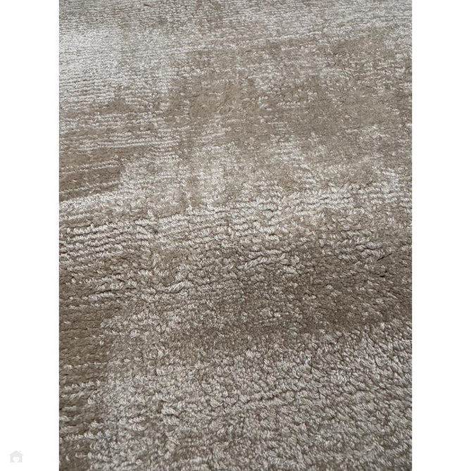 Blade Slim Border Modern Plain Distressed Tonal Metallic Shimmer Hand-Woven Soft Textured Tip Sheared Loop Pile Silky Viscose Flatweave Putty/Charcoal Border Rug-Asiatic Carpets-Rug Love - The Most Loved Rug Store