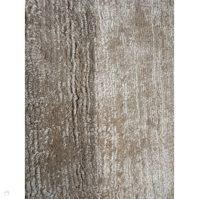 Blade Slim Border Modern Plain Distressed Tonal Metallic Shimmer Hand-Woven Soft Textured Tip Sheared Loop Pile Silky Viscose Flatweave Putty/Charcoal Border Rug-Asiatic Carpets-Rug Love - The Most Loved Rug Store