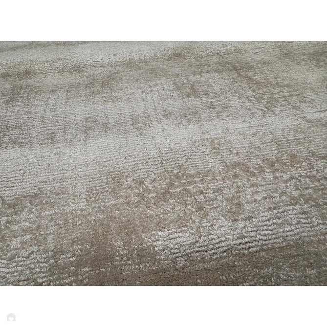 Blade Slim Border Modern Plain Distressed Tonal Metallic Shimmer Hand-Woven Soft Textured Tip Sheared Loop Pile Silky Viscose Flatweave Putty/Charcoal Border Rug-Asiatic Carpets-Rug Love - The Most Loved Rug Store