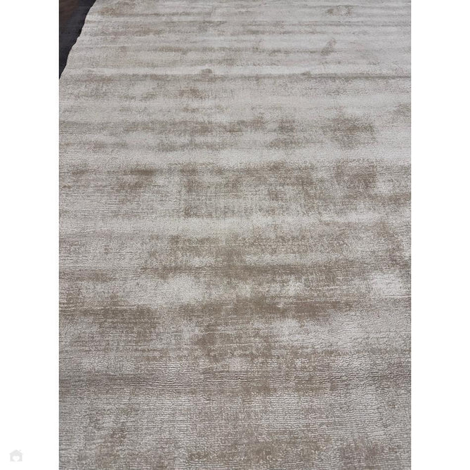 Blade Slim Border Modern Plain Distressed Tonal Metallic Shimmer Hand-Woven Soft Textured Tip Sheared Loop Pile Silky Viscose Flatweave Putty/Charcoal Border Rug-Asiatic Carpets-Rug Love - The Most Loved Rug Store