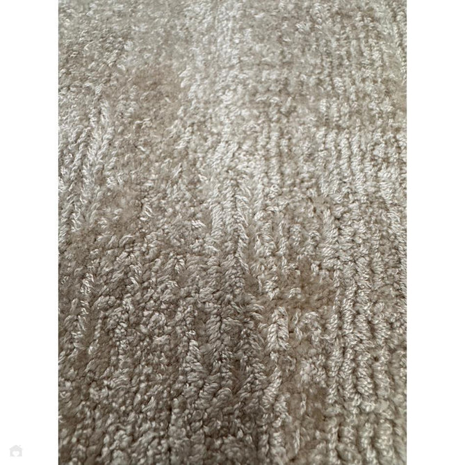 Blade Slim Border Modern Plain Distressed Tonal Metallic Shimmer Hand-Woven Soft Textured Tip Sheared Loop Pile Silky Viscose Flatweave Putty/Charcoal Border Rug-Asiatic Carpets-Rug Love - The Most Loved Rug Store