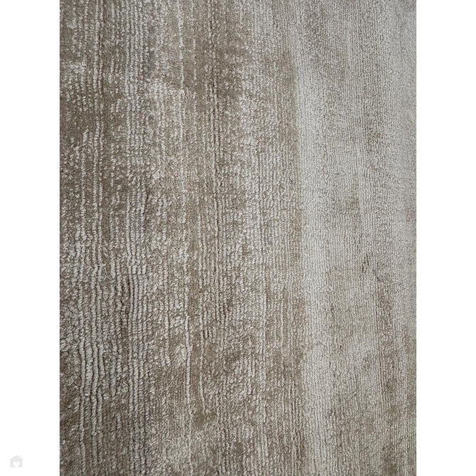 Blade Slim Border Modern Plain Distressed Tonal Metallic Shimmer Hand-Woven Soft Textured Tip Sheared Loop Pile Silky Viscose Flatweave Putty/Charcoal Border Rug-Asiatic Carpets-Rug Love - The Most Loved Rug Store