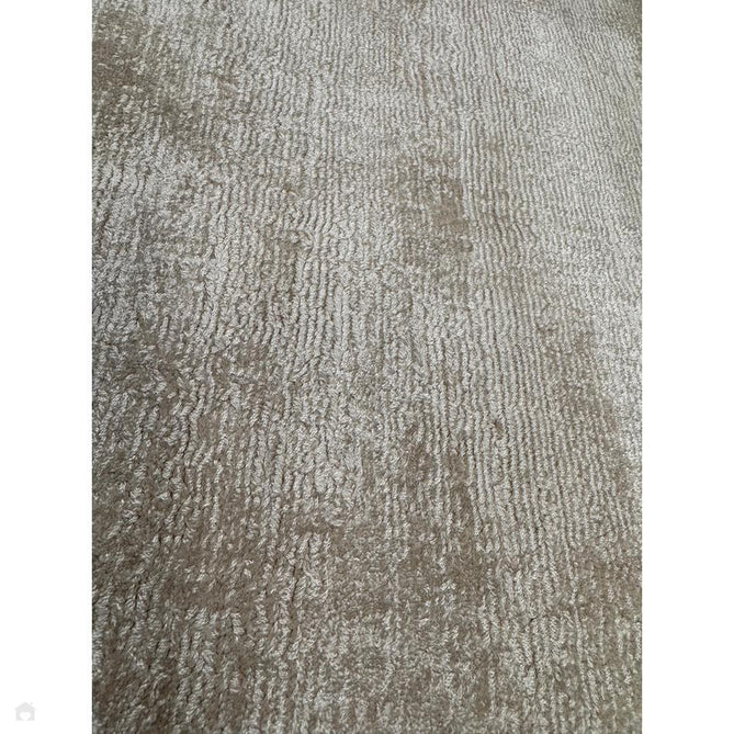 Blade Slim Border Modern Plain Distressed Tonal Metallic Shimmer Hand-Woven Soft Textured Tip Sheared Loop Pile Silky Viscose Flatweave Putty/Charcoal Border Rug-Asiatic Carpets-Rug Love - The Most Loved Rug Store