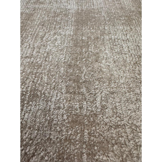 Blade Slim Border Modern Plain Distressed Tonal Metallic Shimmer Hand-Woven Soft Textured Tip Sheared Loop Pile Silky Viscose Flatweave Putty/Silver Border Rug-Asiatic Carpets-Rug Love - The Most Loved Rug Store