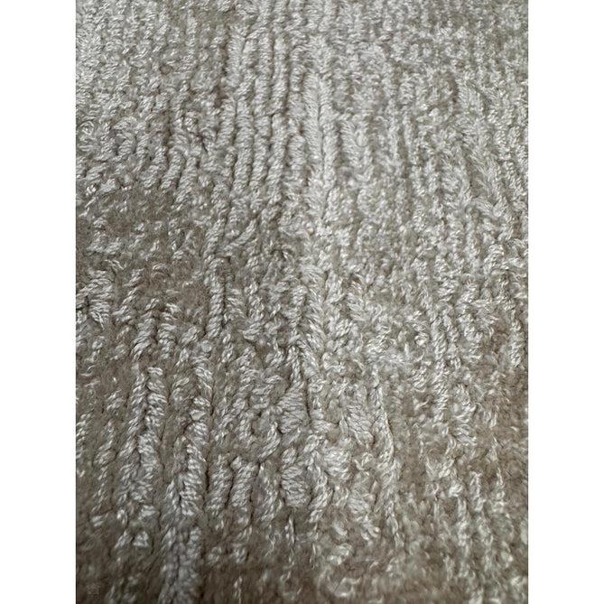 Blade Slim Border Modern Plain Distressed Tonal Metallic Shimmer Hand-Woven Soft Textured Tip Sheared Loop Pile Silky Viscose Flatweave Putty/Silver Border Rug-Asiatic Carpets-Rug Love - The Most Loved Rug Store