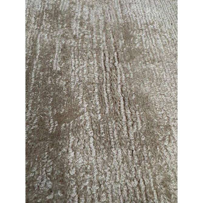 Blade Slim Border Modern Plain Distressed Tonal Metallic Shimmer Hand-Woven Soft Textured Tip Sheared Loop Pile Silky Viscose Flatweave Putty/Silver Border Rug-Asiatic Carpets-Rug Love - The Most Loved Rug Store