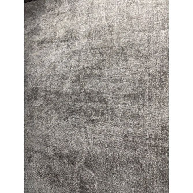 Blade Slim Border Modern Plain Distressed Tonal Metallic Shimmer Hand-Woven Soft Textured Tip Sheared Loop Pile Silky Viscose Flatweave Silver/Grey Border Rug-Asiatic Carpets-Rug Love - The Most Loved Rug Store
