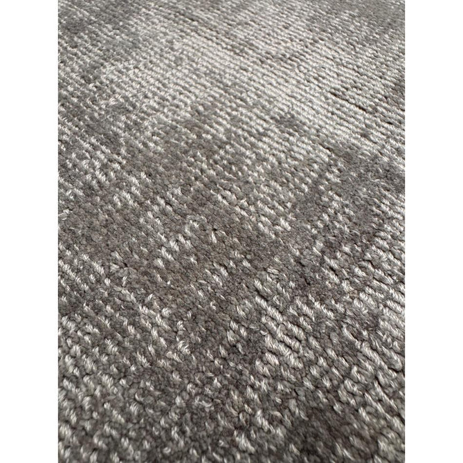 Blade Slim Border Modern Plain Distressed Tonal Metallic Shimmer Hand-Woven Soft Textured Tip Sheared Loop Pile Silky Viscose Flatweave Silver/Grey Border Rug-Asiatic Carpets-Rug Love - The Most Loved Rug Store