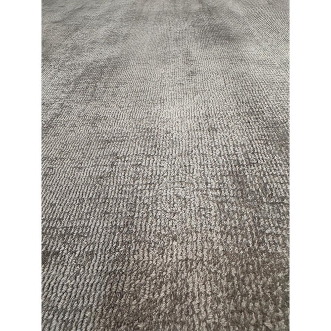 Blade Slim Border Modern Plain Distressed Tonal Metallic Shimmer Hand-Woven Soft Textured Tip Sheared Loop Pile Silky Viscose Flatweave Silver/Grey Border Rug-Asiatic Carpets-Rug Love - The Most Loved Rug Store