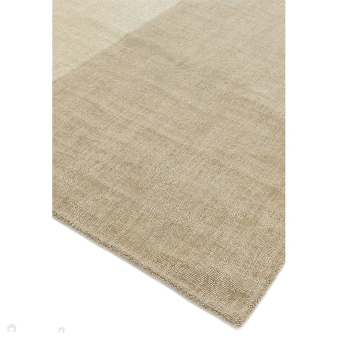 Blox Modern Plain Geometric Colour Block Hand-Woven Textured Low Profile Sheared Wool Loop Pile Copper/Beige/Cream Rug-Asiatic Carpets-Rug Love - The Most Loved Rug Store