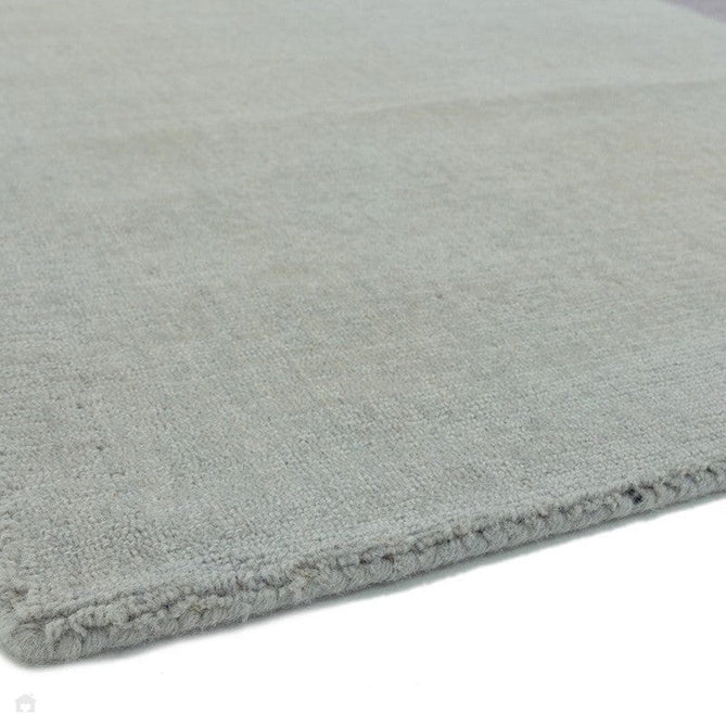 Blox Modern Plain Geometric Colour Block Hand-Woven Textured Low Profile Sheared Wool Loop Pile Heather/Purple/Grey Rug-Asiatic Carpets-Rug Love - The Most Loved Rug Store