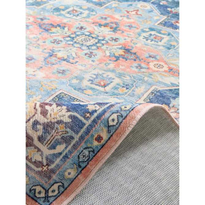 Washable Bohemia 4019 Navy/Multi Rug
