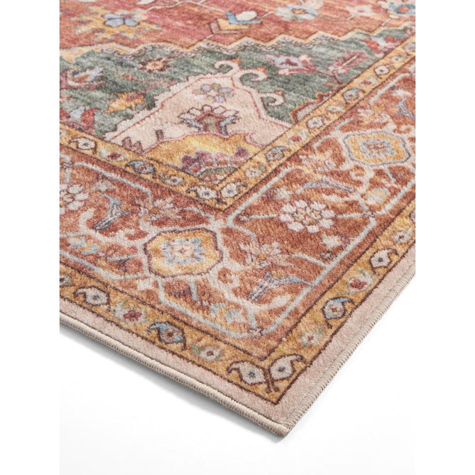 Washable Bohemia 4019 Red/Multi Rug