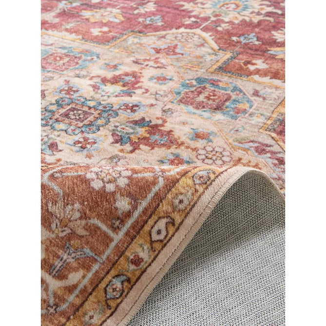 Washable Bohemia 4019 Red/Multi Rug