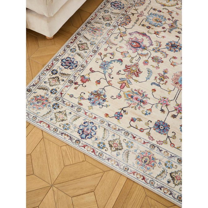 Washable Bohemia 9070 Cream/Multi Rug