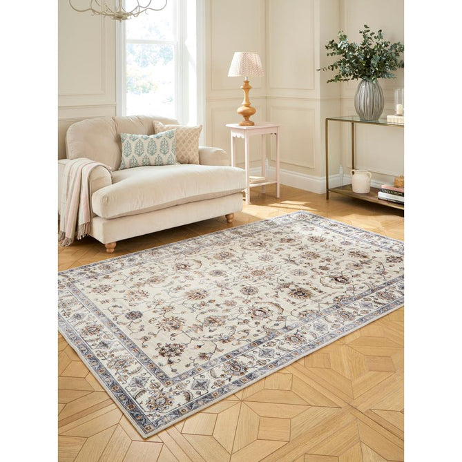 Washable Bohemia 9070 Cream/Stone Rug