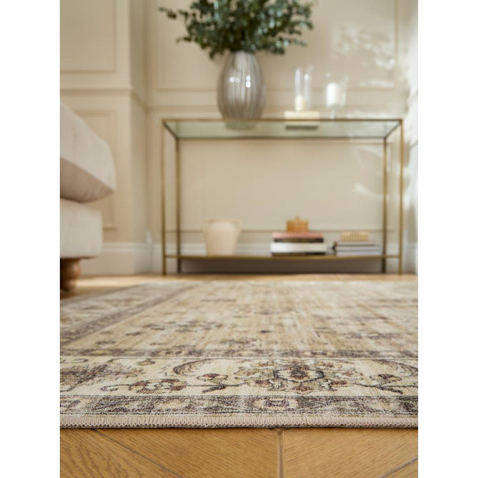 Washable Bohemia 9070 Stone/Beige Rug