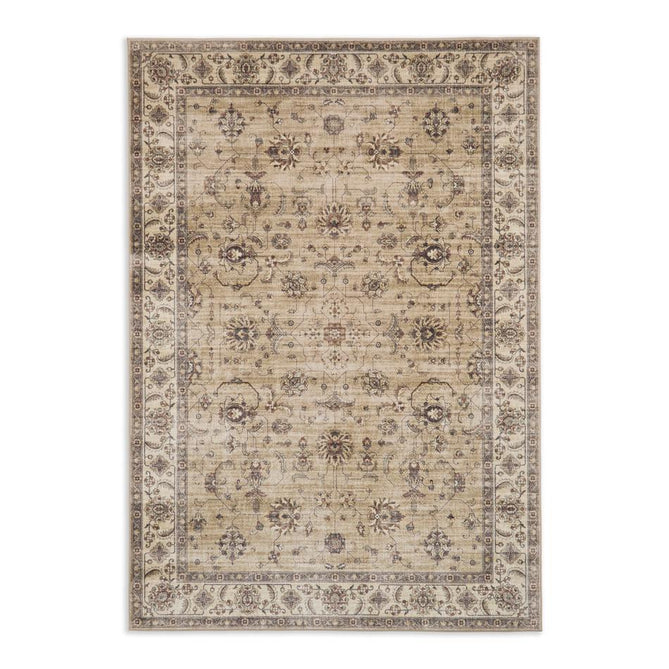 Washable Bohemia 9070 Stone/Beige Rug