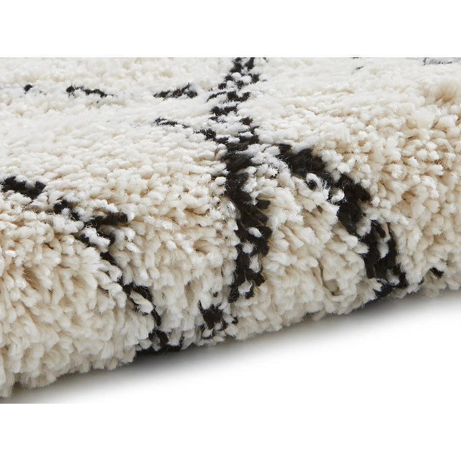 Boho 5402 White/Black Rug 120 x 170 cm Lowest Price £89.00 | Rug Love