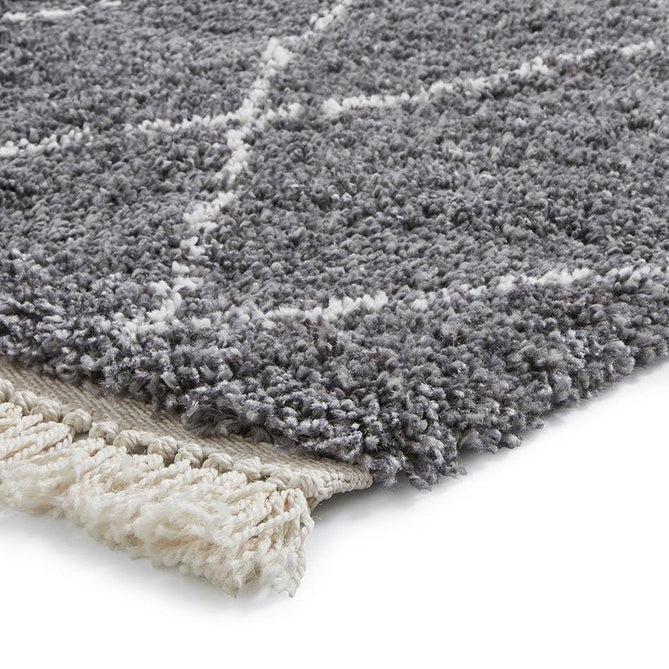 Boho 8280 Modern Moroccan Berber Soft Plush Shaggy Grey Rug-Think Rugs-Rug Love - The Most Loved Rug Store