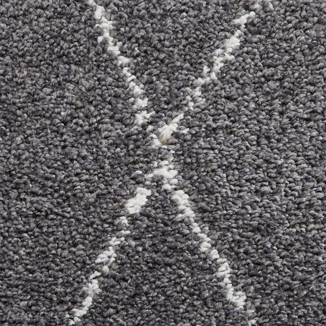 Boho 8280 Modern Moroccan Berber Soft Plush Shaggy Grey Rug-Think Rugs-Rug Love - The Most Loved Rug Store