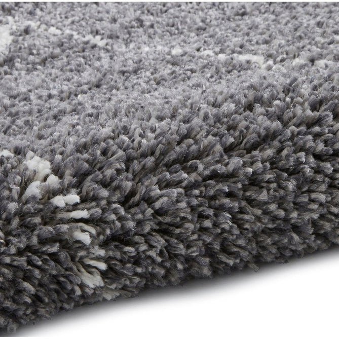 Boho 8280 Modern Moroccan Berber Soft Plush Shaggy Grey Runner-Think Rugs-Rug Love - The Most Loved Rug Store